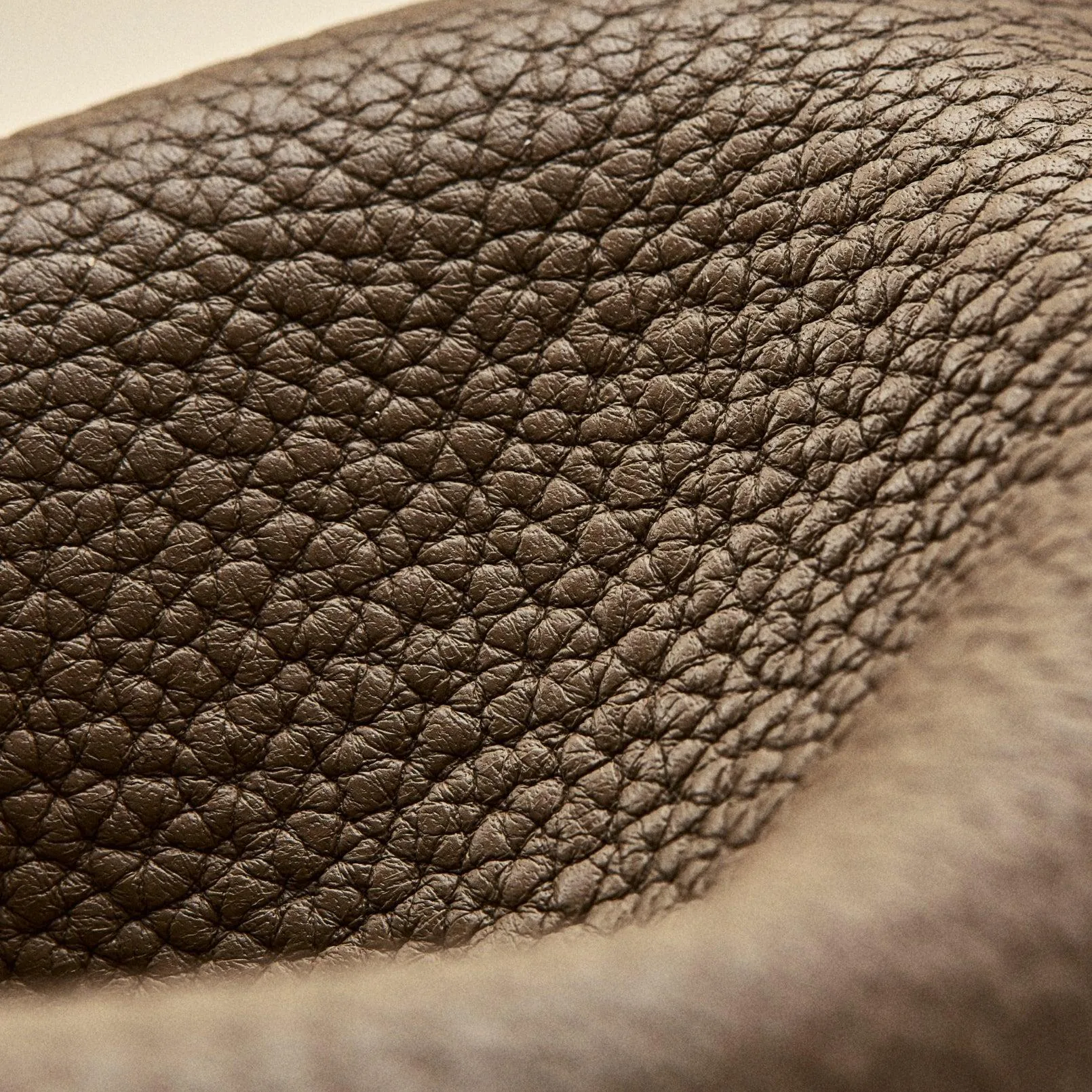 Pebble grain leather texture